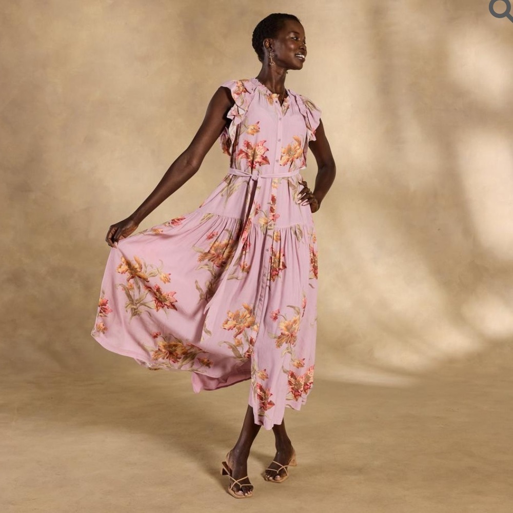 Sundance Living Tierra Dress lavender purple
Midi Flowy wedding